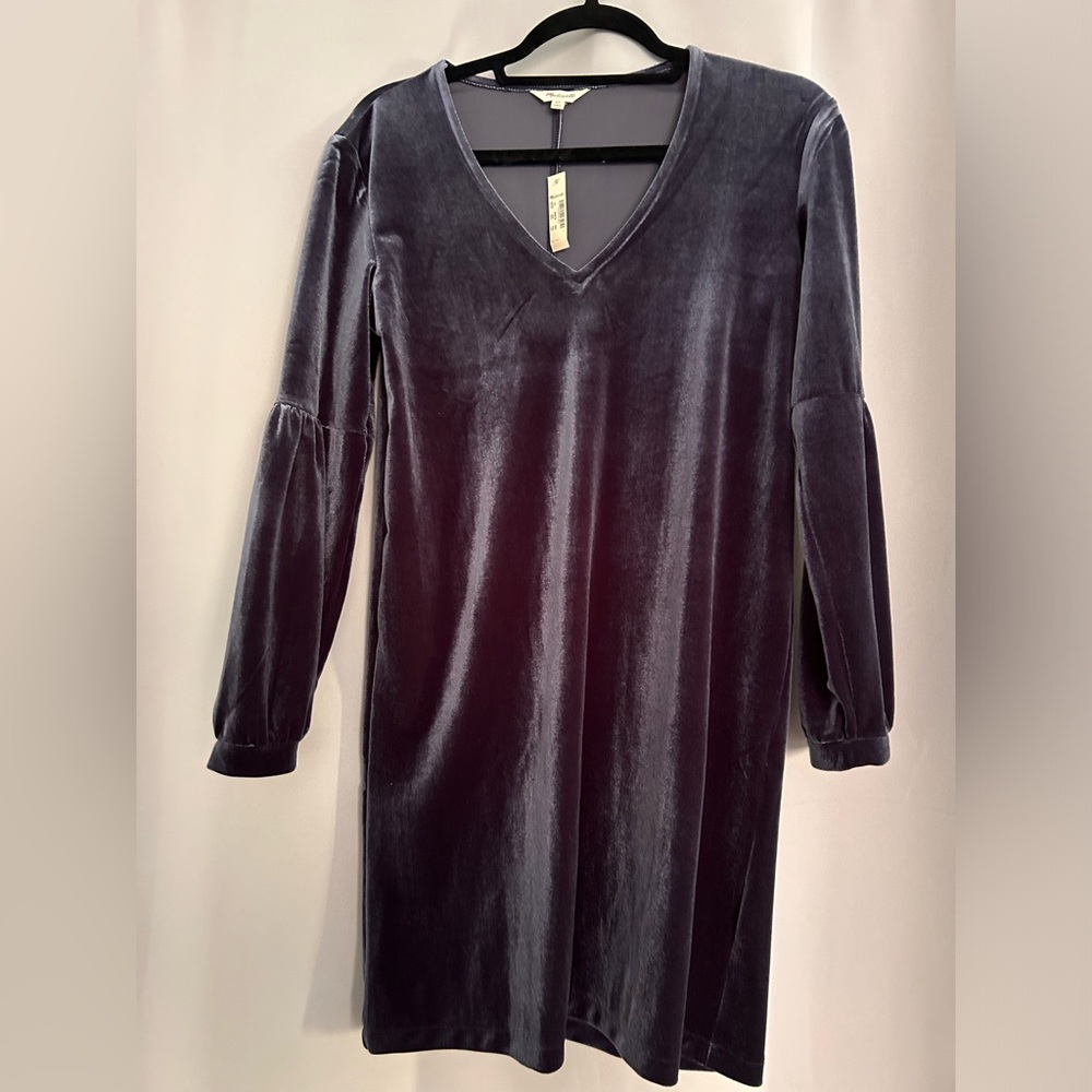 Madewell velvet dress